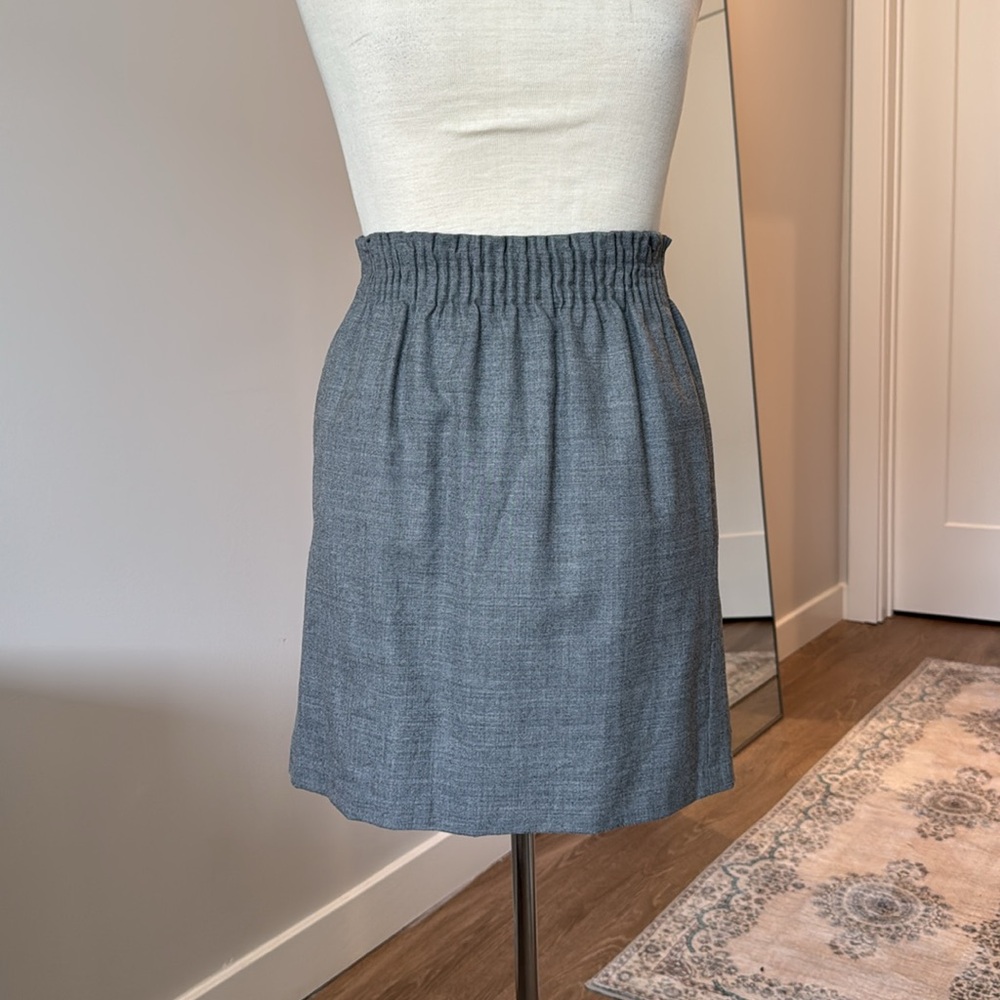Gray miniskirt